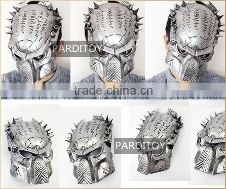 Cosplay party mask predator mask Gold and Silver