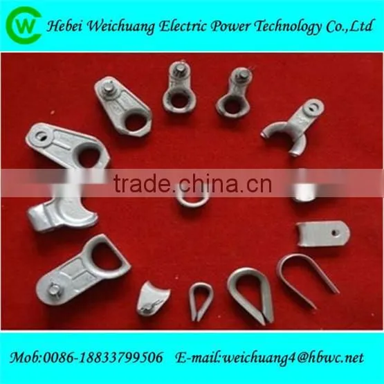 high strength overhead line fitting pole line hardware for adss cable fitting