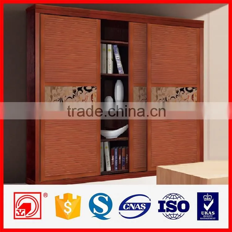 3 door pannel wood MDF wardrobe closet design