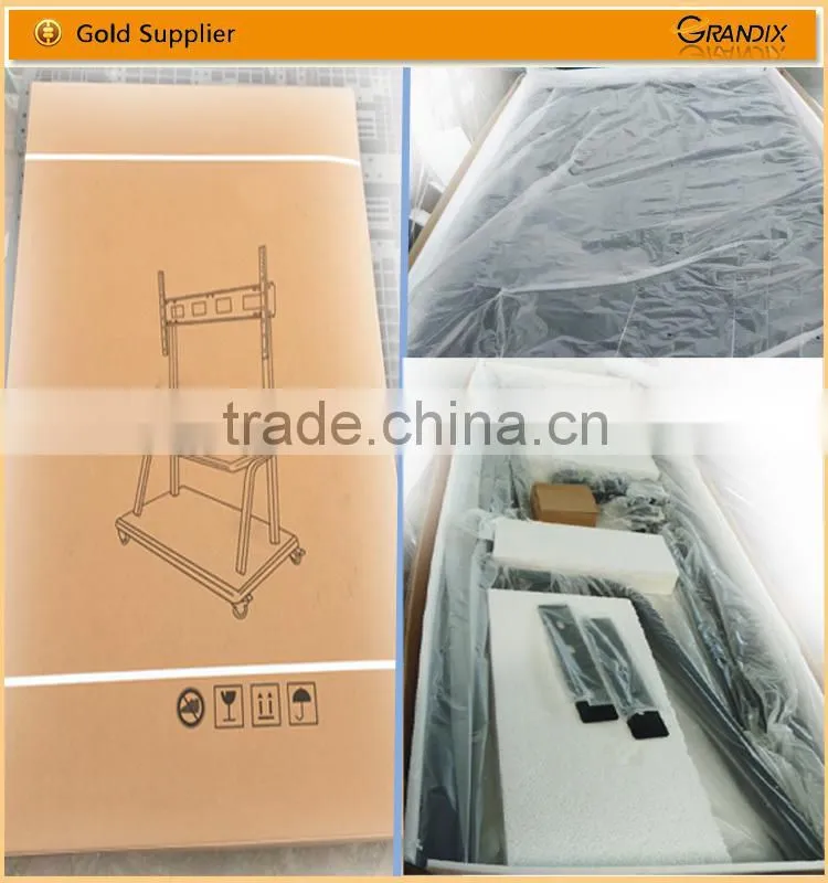 Vertical rotation movable TV Cart tv mounting bracket