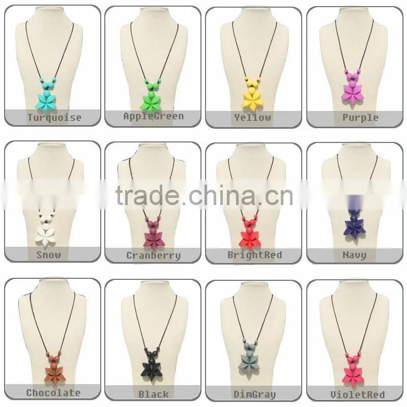 Handmade Teether Bead Jewelry/Most Popular Safe Teether Silicone Necklace Bead Landing China Manufacturer