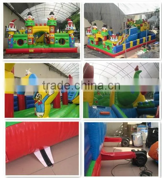 hot sale new design inflatable crocodile slide combo cartoon toy game for kids