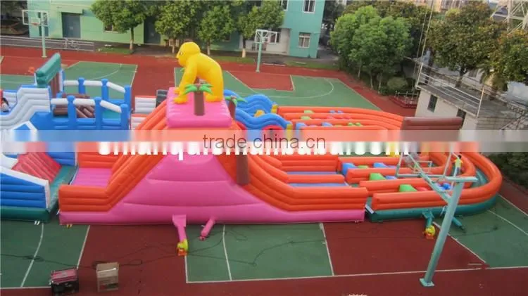 giant newest cheap inflatable obstacle course for sale