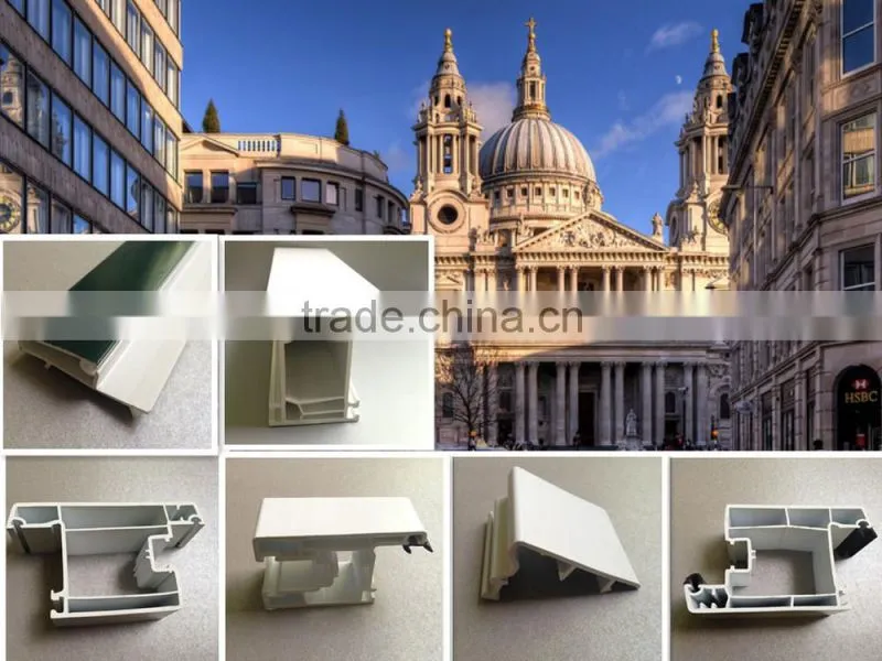UPVC profile plastic pvc profile U shaped pvc profile