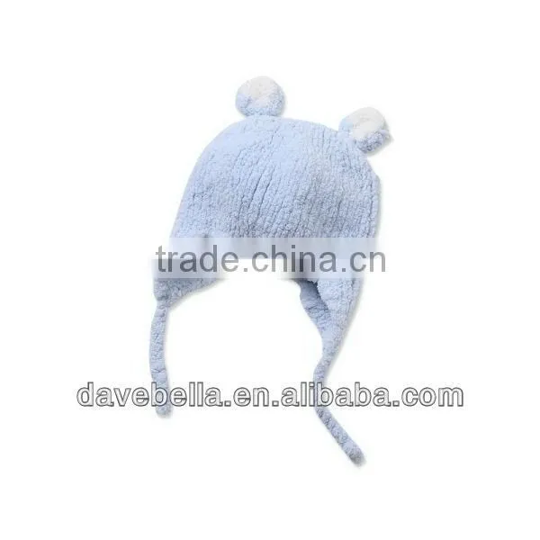 DB315-N dave bella autumn winter baby hat caps newborn hat baby earflat caps