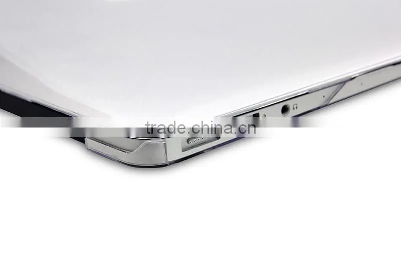 New Fashion Rubber Coating Plastic Smart Cover Case for Macbook air 13 Inch