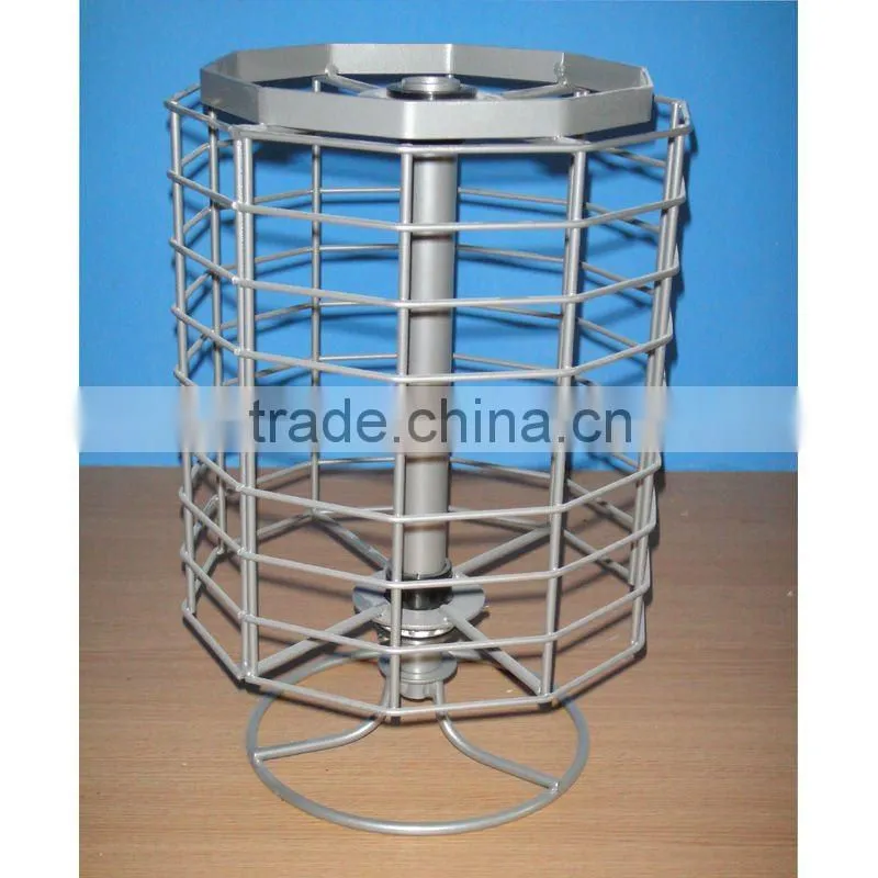 10 sides counter wire stand with small space occupying