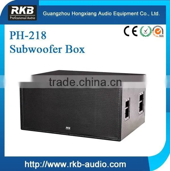 PH-218 dual 18'' pro Subwoofer Speaker /Long Throw Subwoofer