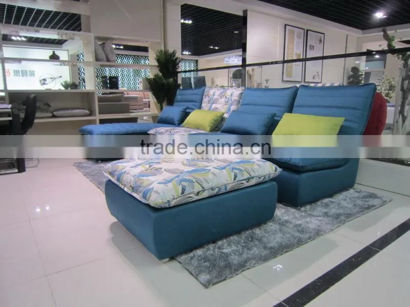 High Gloss Armless modern sectional sofa