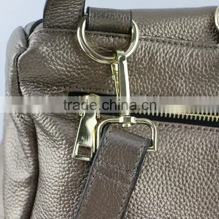 Trendy fashion designer new style ladies multifunction genuine leather backpack