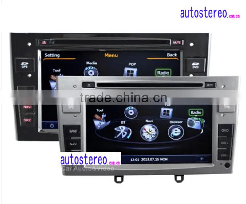 Car Stereo GPS Navigation Multimedia DVD for Peugeot 207 car video car audio