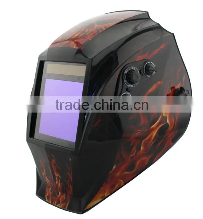 Welding helmet with single shade