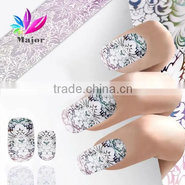Fashion Nail Art Transfer Stickers 3D Design nail foil