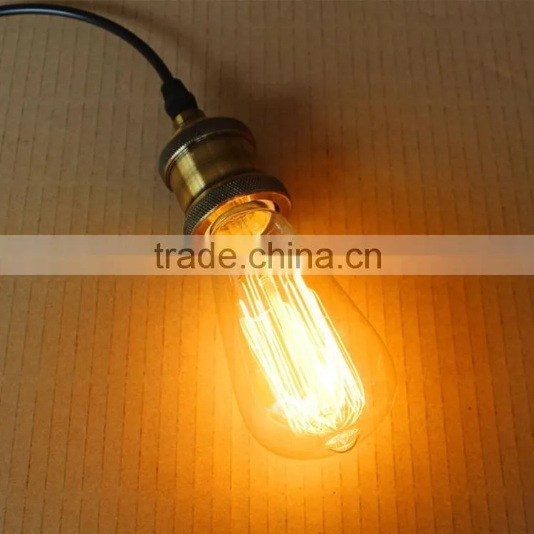Hot Selling ST58 Cheap Edison Bulbs 40W E27 220V Edison Bulb Light