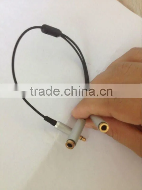 high quality 3.5mm Stereo Male to 2 RCA Stereo Female Cable