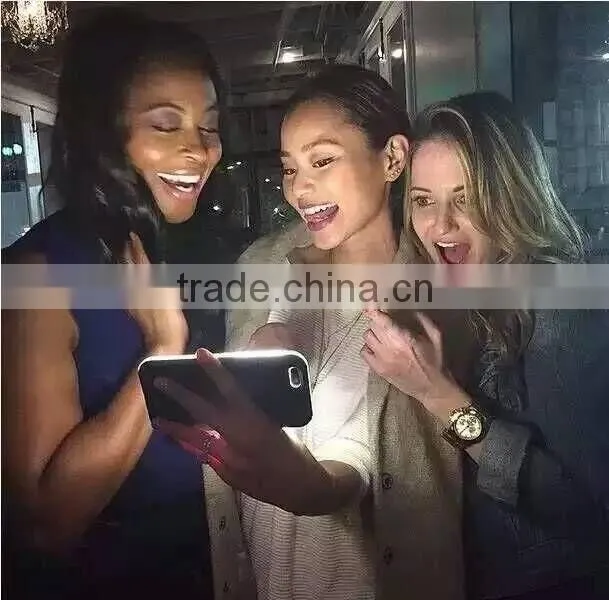 New LED Cell Phone case for Iphone 6S. Exclusive design by Suodarui. Super bright LED lighting great for Selfie and Flashlight.