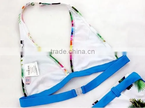 Baby Girls Kids 2 Pcs Sling Bikini Swimwear Floral Bather Swimmers Swimsuit
