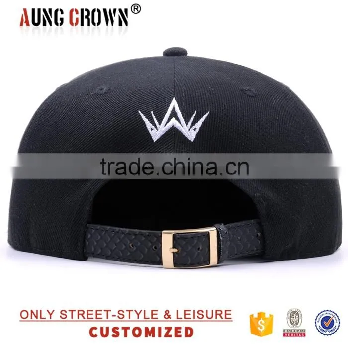 Fashion 6 panels 3D logo custom snap back hat