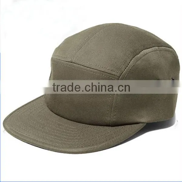Flat Brim Cheap Custom Blank 5 Panel Hats