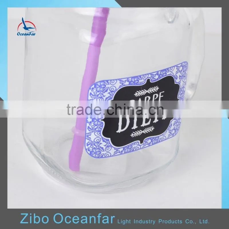 Decal Design Bulk Juice Glass Mason Jar Wholesale Market Custom Mason Jars For Sale