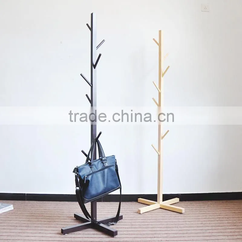 wood hangers for clothes, tree shaped coat hook, hat hook