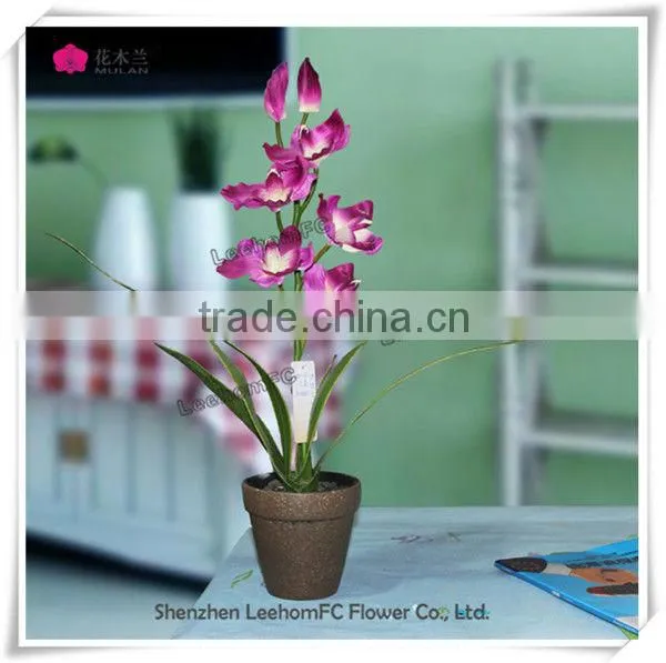 Wall Long Lasting Decorative Polyester Mesh Fabric Flower