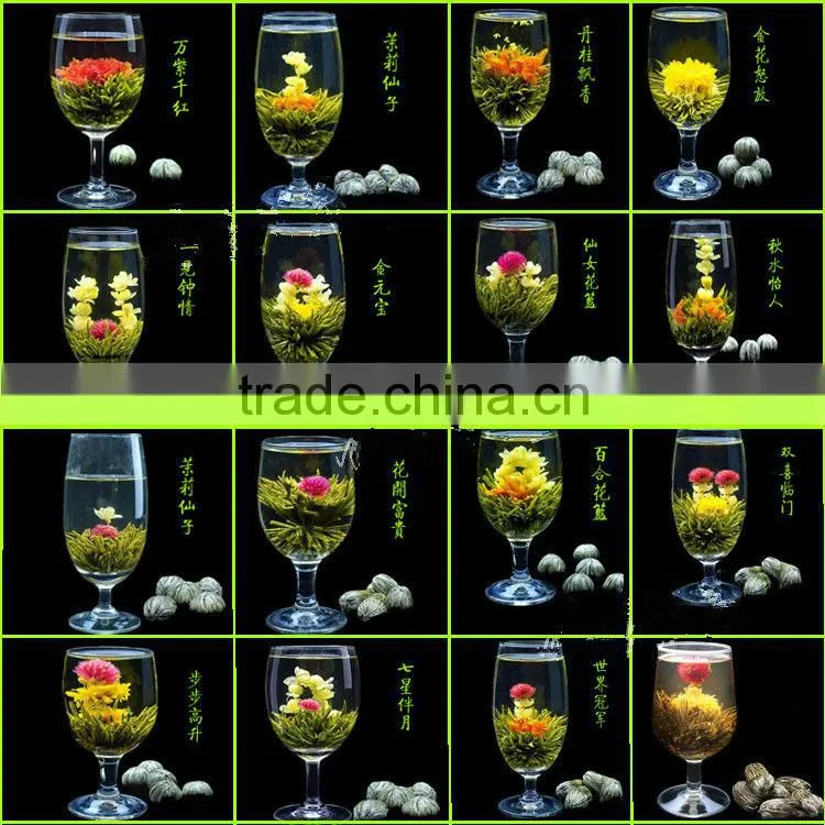 2016 New hand made amaranth and Jasmine flower blooming tea