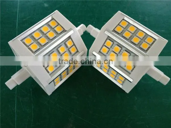 Led Manufactory R7S Led 5050 5W 200degree 85-265V AC 440lm CE RoHS