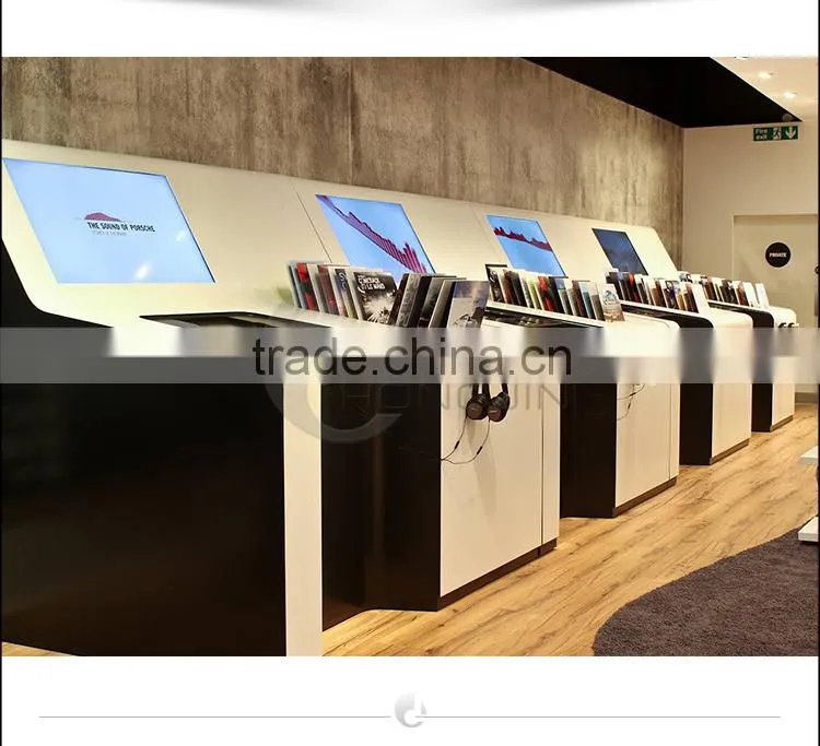Hongjin Multimedia Standing Display Stand with Touch Screen