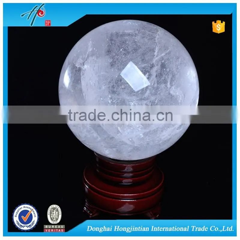 HJT Nature clear crystal ball personalized quartz sphere