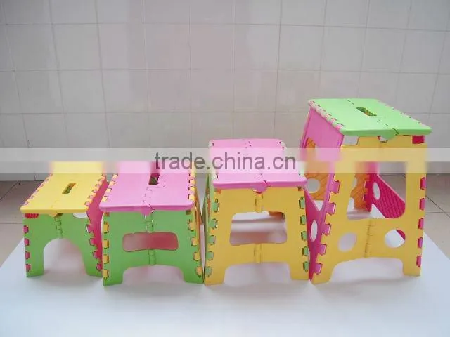 plastic folding stool