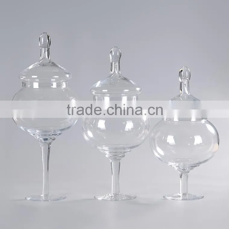 Kitchenware Wholesale food grade also decorative glass storage Jar