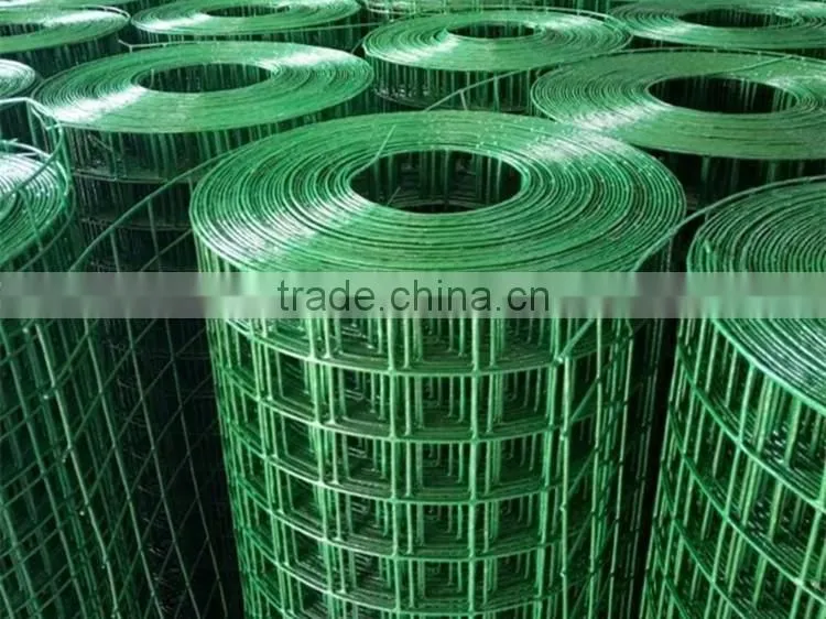 anping green vinyl coated welded wire fence price list