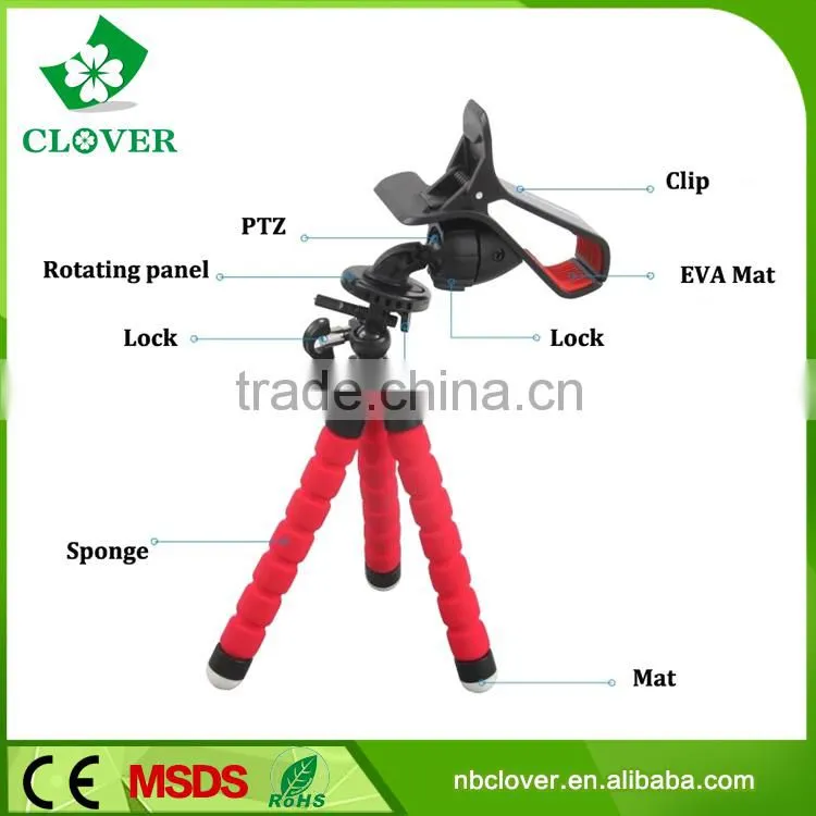 Extendable handheld camera waterproof flexible lightweight mini tablet tripod for ipad