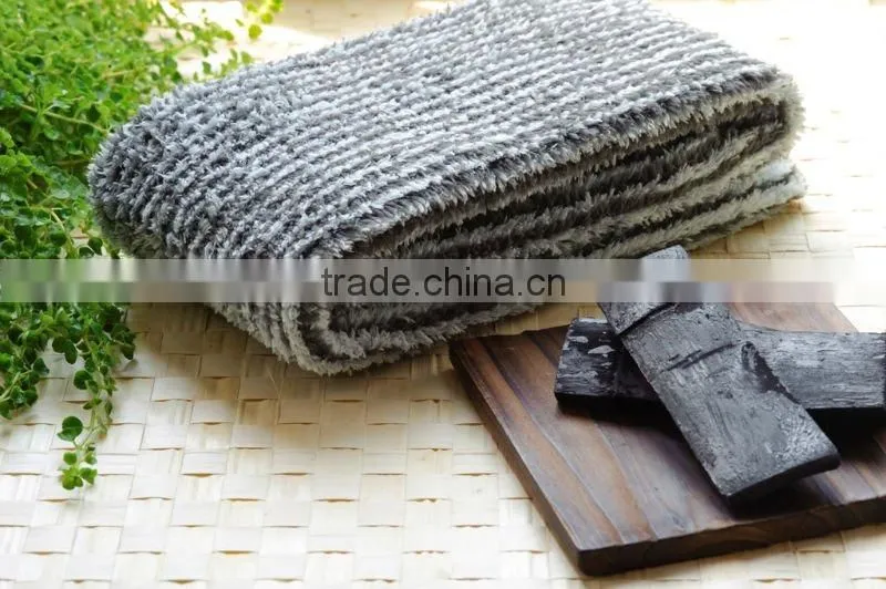 2015 summer Naturally Antimicrobial Bamboo Charcoal Bath Towel Sports Sweat Towel
