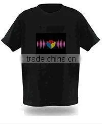 Hot Sale Sound Activated El T-shirt