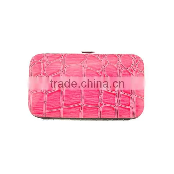Wholesale high quality nail care kit stainless steel manicure set porable metal manicure kit nail clipper 12pcs/set