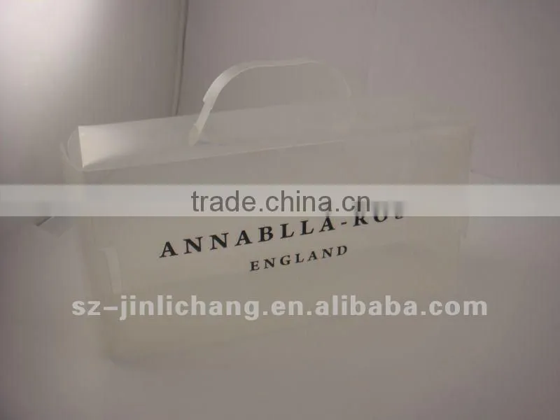 Wholesale custom foldable plastic t-shirt packaging boxes