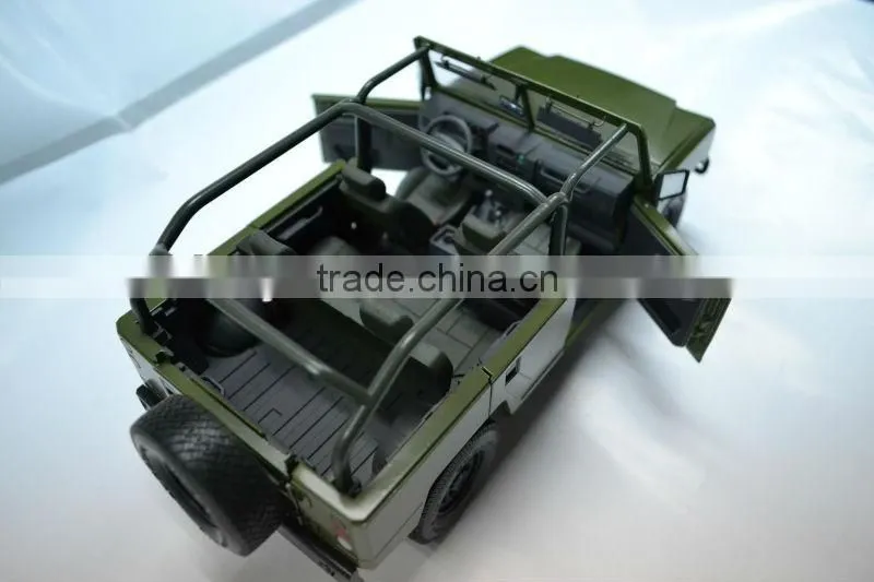 1:18 diecast metal scale military Jeep/truck model