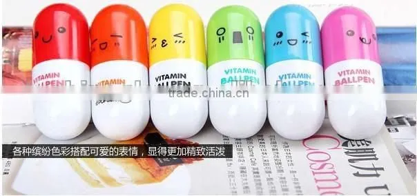 Hot selling vitamin ball pen, wholesale promotional pens