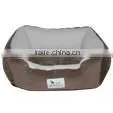 Portable leopard print pet house cat dog bed