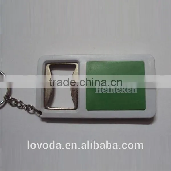 popular round led keychain light/led projector/led flashlight torch for promotion JLP-019