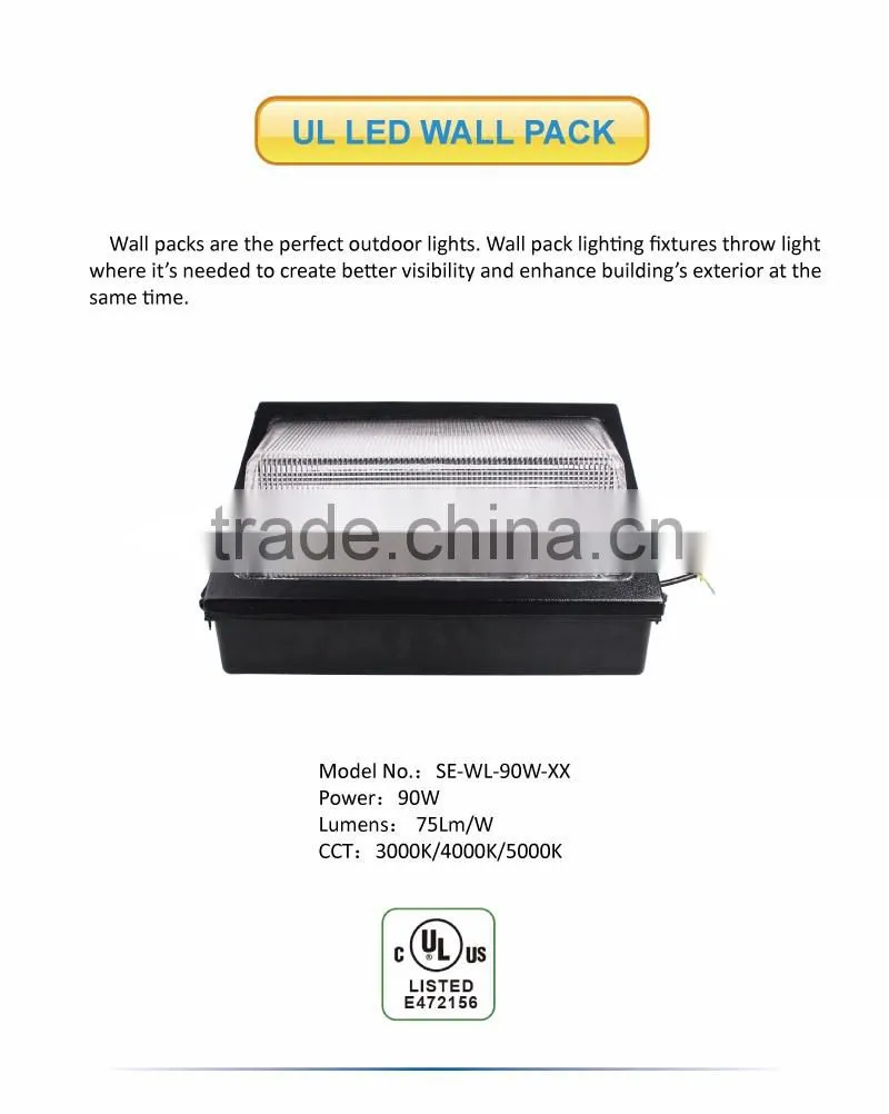 90W IP54 UL approval outdoor LED Bulkhead light