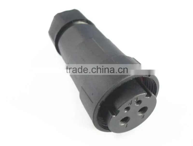 50A/15A high current power cord screw and solder termination waterproof connector