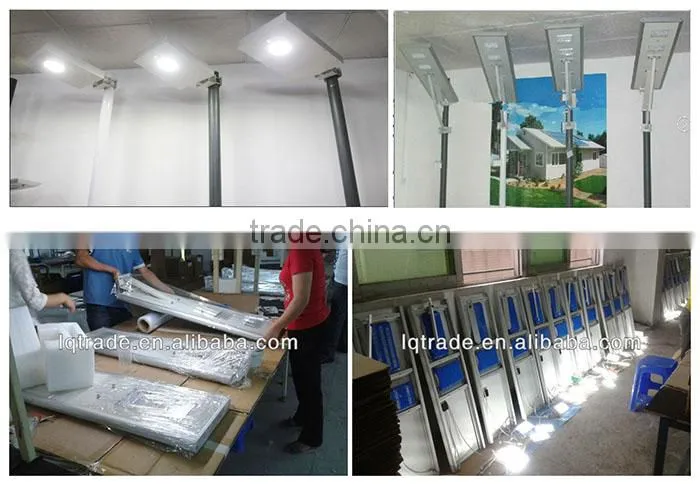 25W solar integrated led street light
