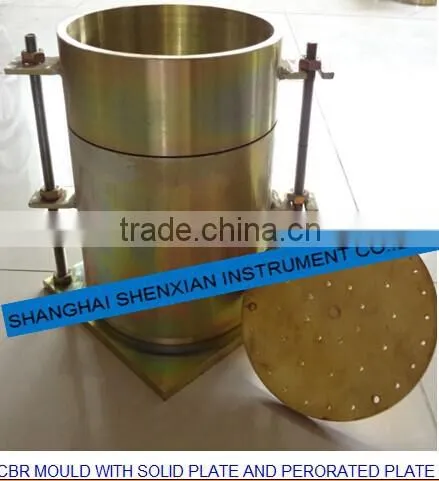 steel material CBR Mould with collar and base plate
