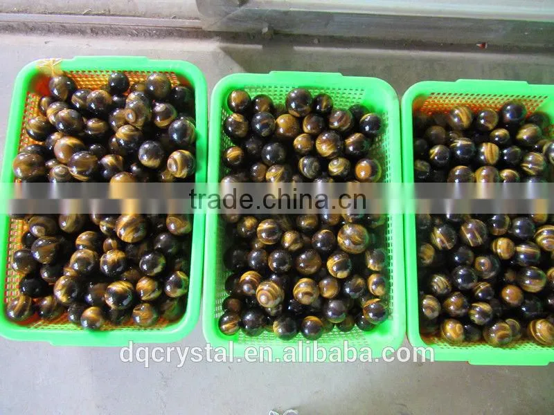 New promoted 100% pure natural tiger eye ball for Home Decoration