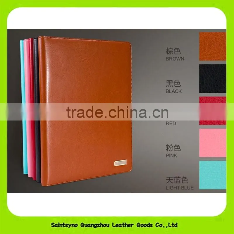 16038 New Arrival A4 Conference Folder Business Faux Leather Document Case