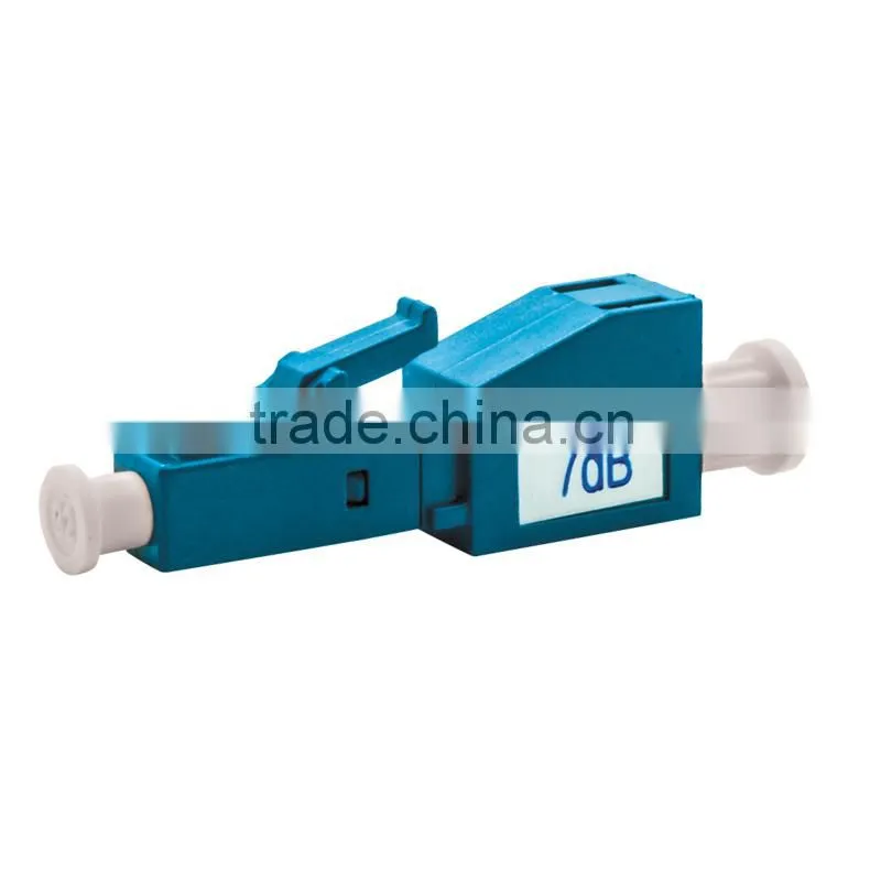 LC UPC Single mode 10DB Attenuator / male to female fiber optic attenuator
