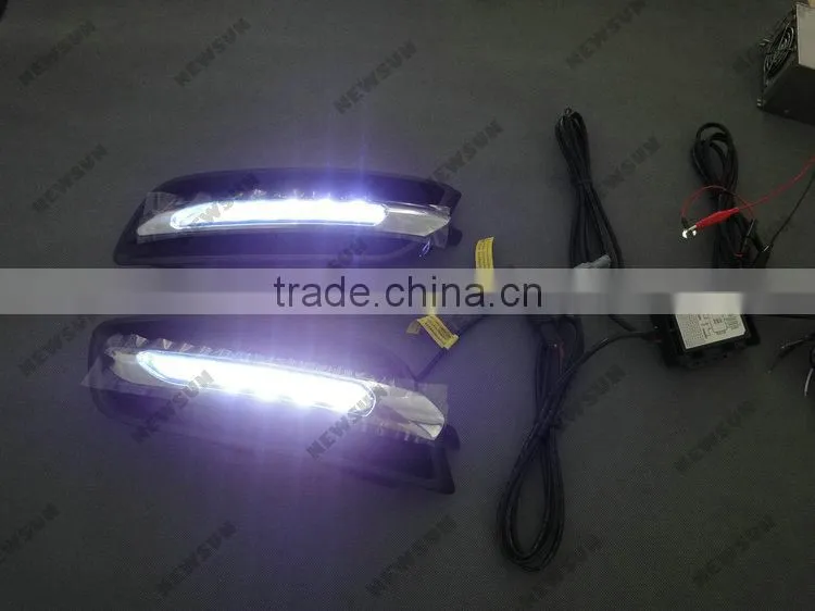 2014 NEW Waterproof for tiida 2012 High Power LED Day Time/daytime Running Light with Electrical Controlbox